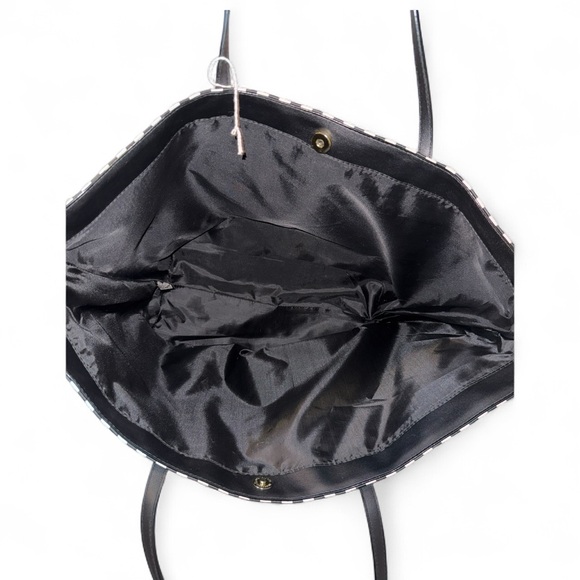 Victoria's Secret NWOT Black and White Striped Tote Bag - Picture 5 of 5